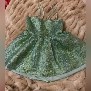 Green Sequin Women's Top